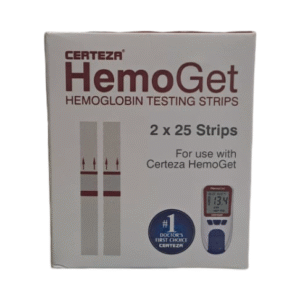 Certeza HS-101 Hemoglobin Test Strips – 50 Pack