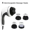 Body Relaxing Wired Massager Lifecare LC-900 With 4 Heads